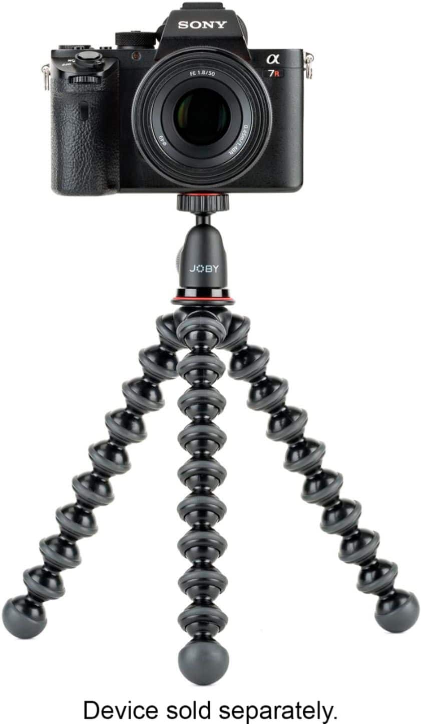 Alt View 19. JOBY - GorillaPod 1K SMART Vlogging Tripod - Black/Red/Charcoal.