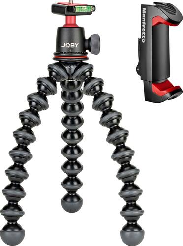 JOBY - GorillaPod 3K SMART Kit Tripod - Black/Red/Charcoal