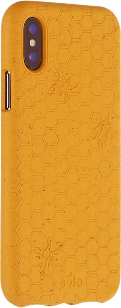 Angle. Pela - Bee Edition Eco-Friendly Case for Apple® iPhone® XS Max - Honey Bee.