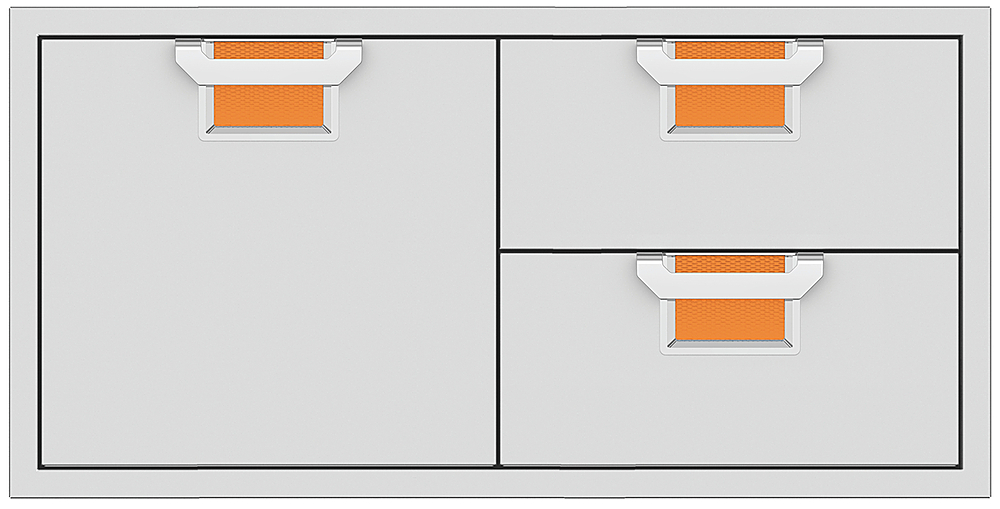 Hestan 42 Double Drawer and Storage Door