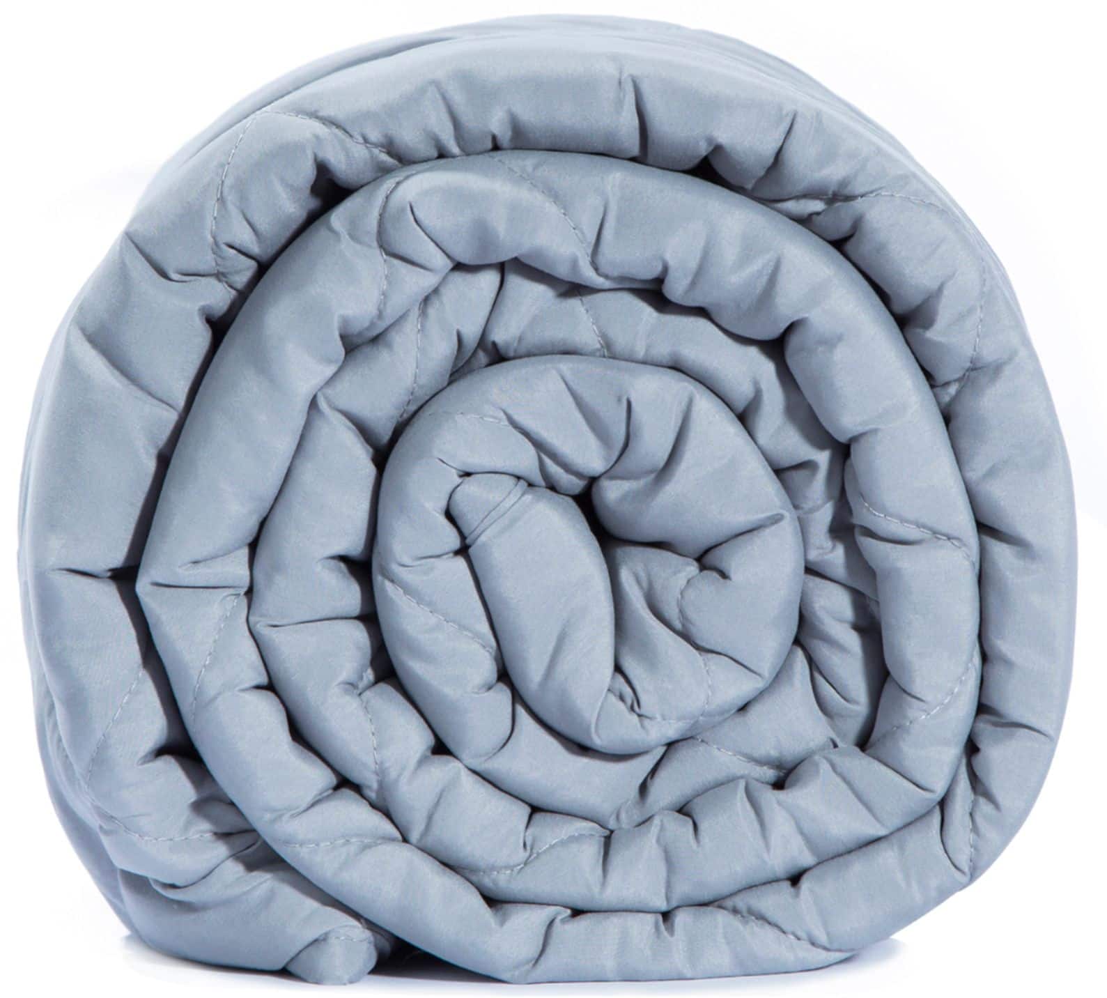 Best Buy BlanQuil 12 lb Basic Weighted Blanket Gray BASICGREY12