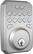 Alt View 11. MiLocks - MiEQ Bluetooth/WiFi Push Button Deadbolt Replacement Smart Lock Kit - Silver.