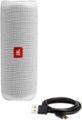 Alt View Zoom 13. JBL - Flip 5 Portable Bluetooth Speaker - White Steel.