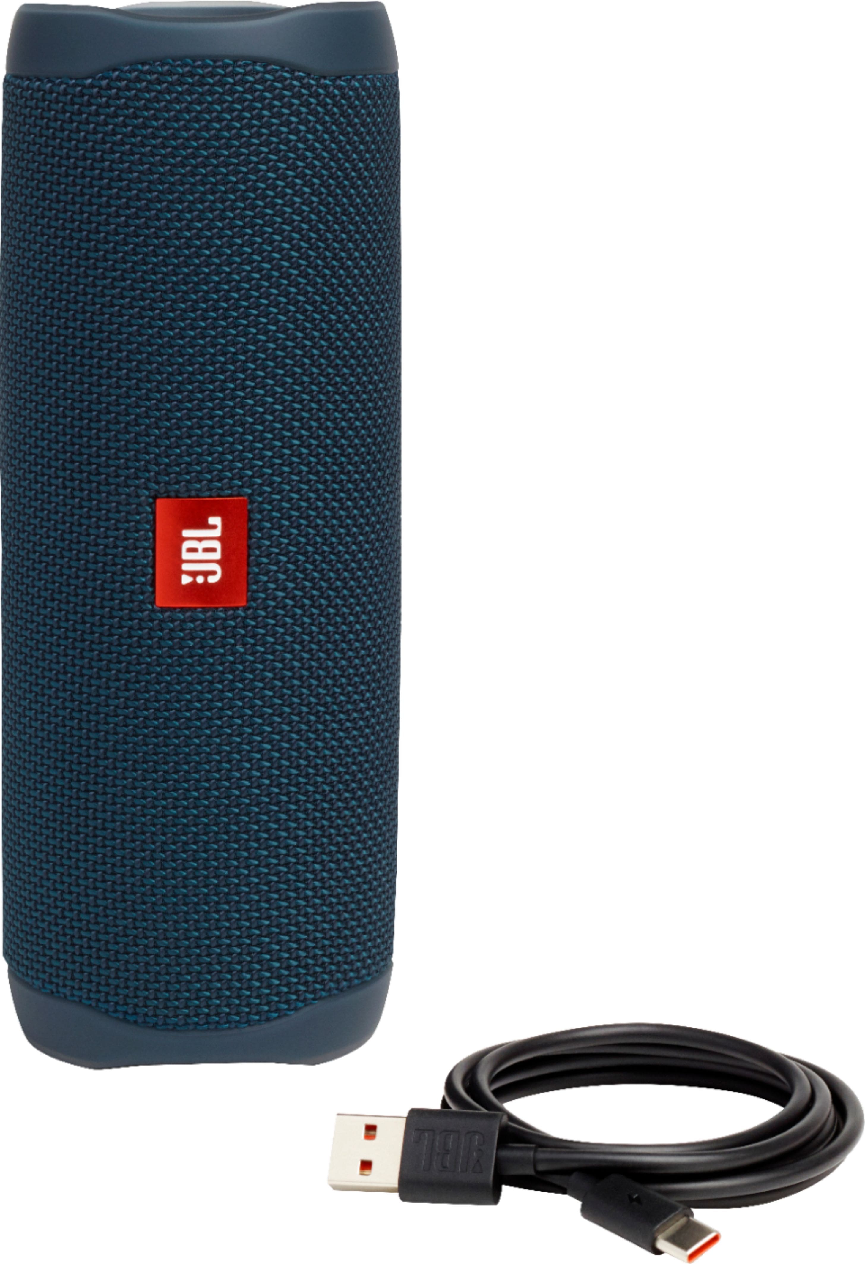 Alt View 13. JBL - Flip 5 Portable Bluetooth Speaker - Ocean Blue.