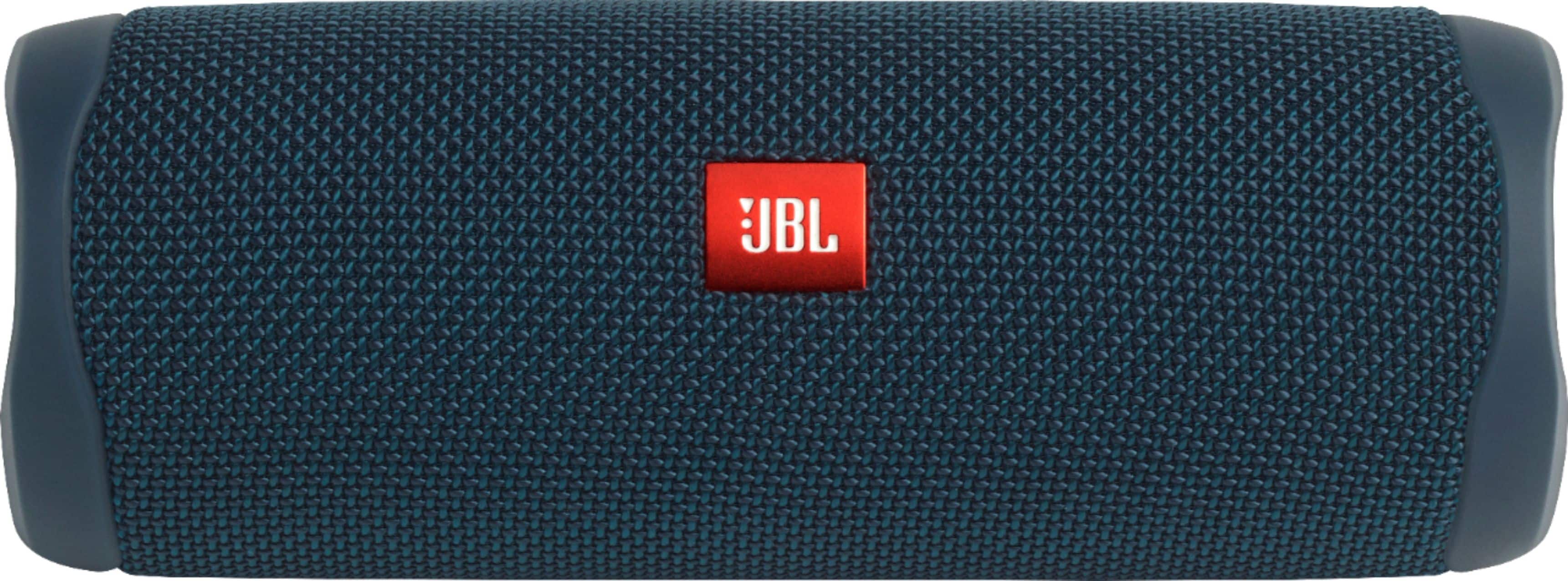 Left. JBL - Flip 5 Portable Bluetooth Speaker - Ocean Blue.