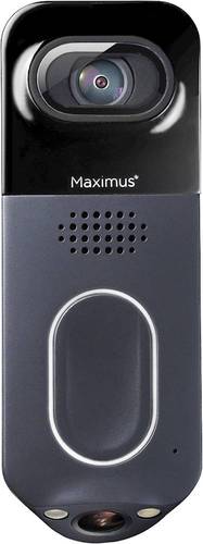 Maximus - Answer DualCam Smart Wi-Fi Video Doorbell - Wired - Black