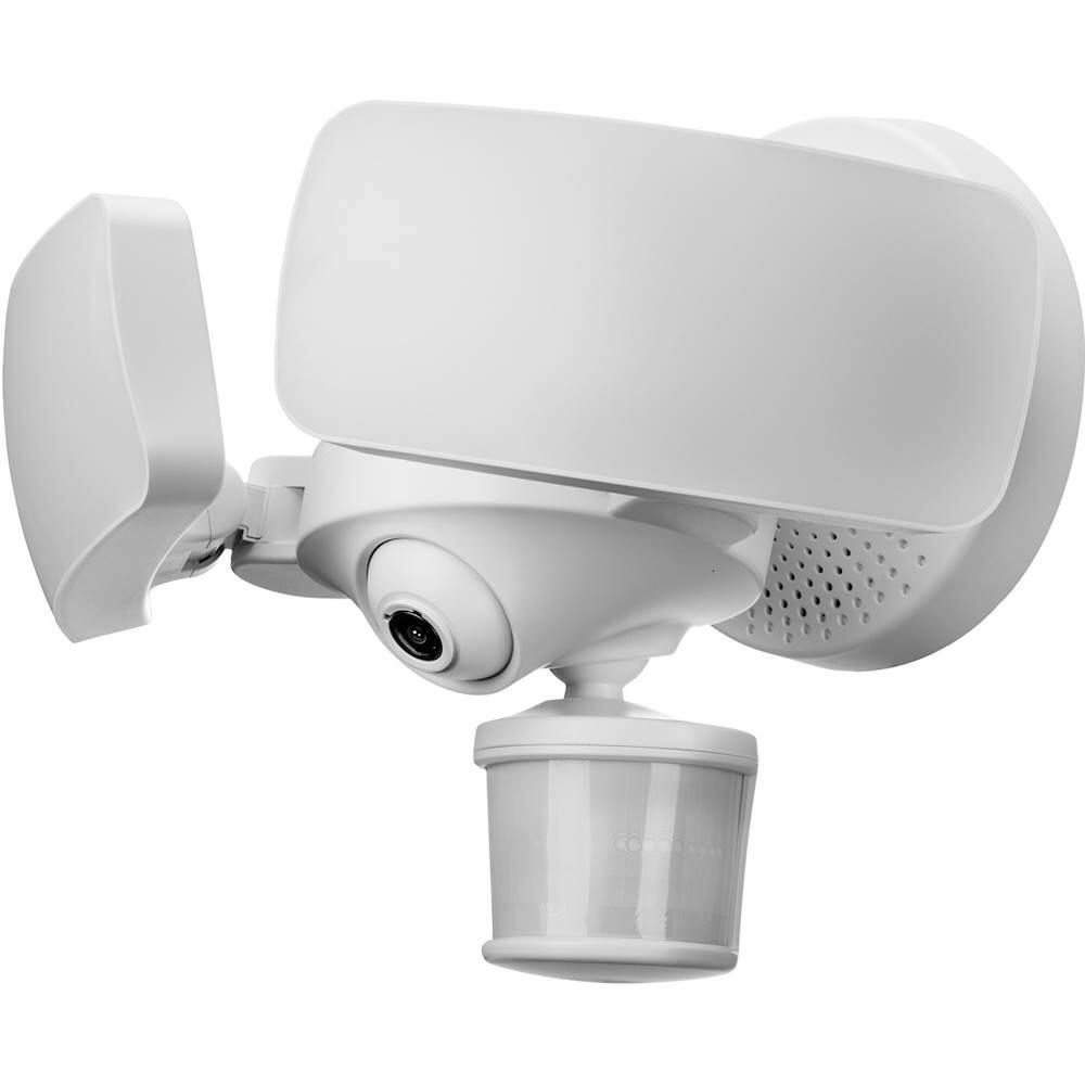 Best Buy Maximus Outdoor 1080p WiFi Camera Floodlight White SPL1206A1W4WHK1