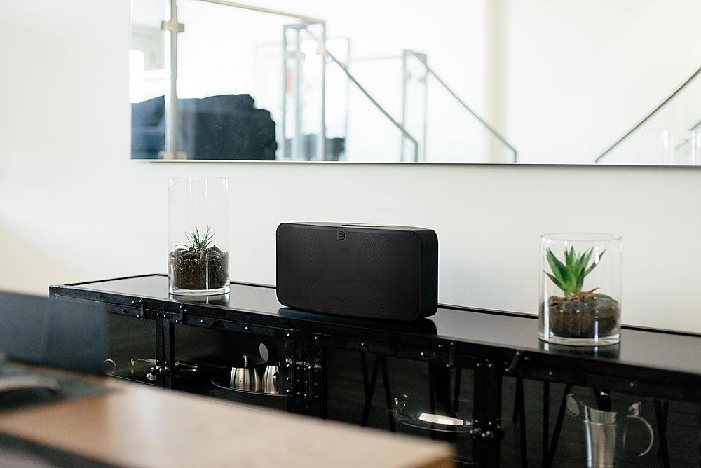 Alt View 11. Bluesound - Pulse Mini 2i Hi-Res Wireless Streaming Speaker - Matte Black.