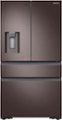 Front Zoom. Samsung - 22.6 Cu. Ft. 4-Door Flex French Door Counter-Depth Refrigerator - Tuscan Stainless Steel.