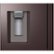 Alt View Zoom 4. Samsung - 22.6 Cu. Ft. 4-Door Flex French Door Counter-Depth Refrigerator - Tuscan stainless steel.