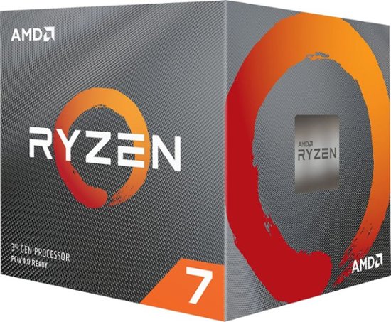 AMD - Ryzen 7 3800X 3rd Generation 8-Core - 16-Thread - 3.9 GHz (4.5 GHz Max boost) Socket AM4 Unlocked Desktop Processor