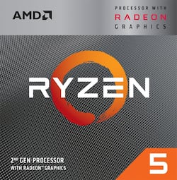 AMD Ryzen 5 3400G 2nd Generation 4 Core 8 Thread 3.7 GHz (4.2 GHz AMD Ryzen 5 3400G 2nd Generation 4 Core 8 Thread 3.7 GHz (4.2 GHz