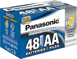 Panasonic - Platinum Power AA Batteries (48-Pack)