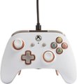 Front Zoom. PowerA - Fusion Pro Wired Controller for Xbox One - White-B.
