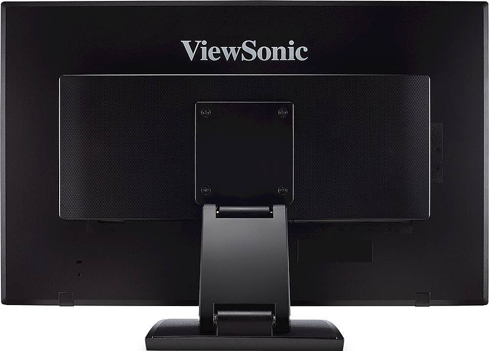 Back View: ViewSonic - 27" LED FHD Touch-Screen Monitor (HDMI, VGA) - Black