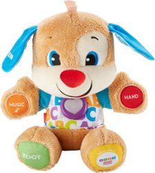 Fisher-Price - Laugh & Learn Smart Stages Puppy Plush Toy - Brown - Front_Zoom
