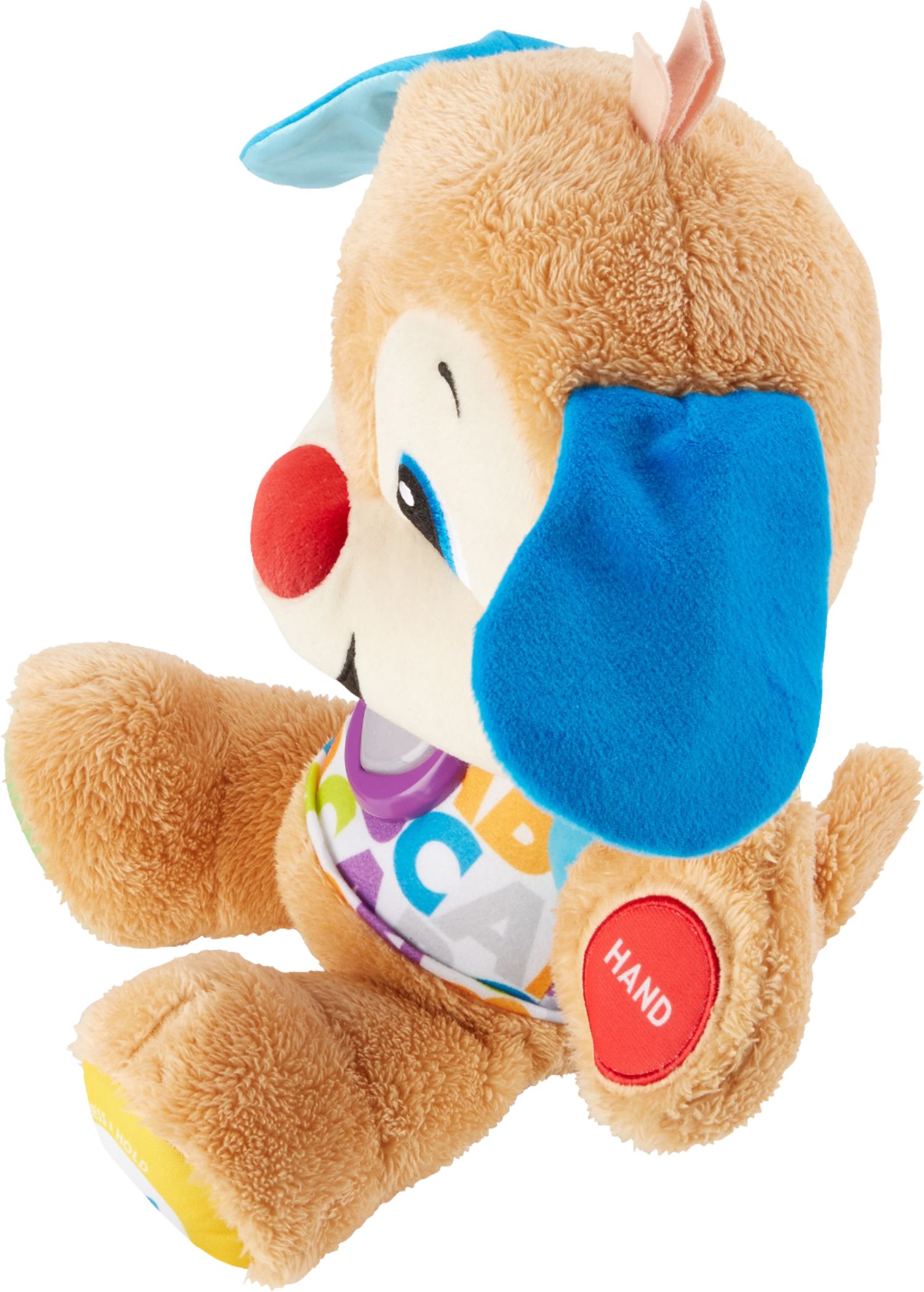 Tummy Teddy Bear Puppy Laugh and Learn Fisher Price Educational Sing Soft VGC 