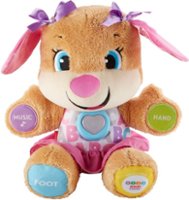 Fisher-Price - Laugh & Learn Smart Stages Sis Plush Toy - Brown - Front_Zoom