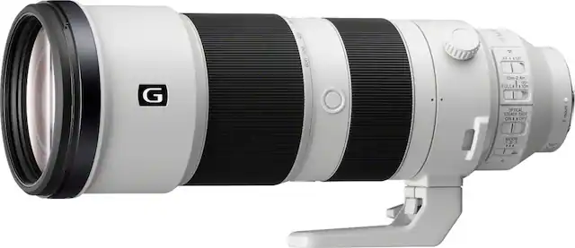 Angle. Sony - 200-600mm f/5.6-6.3 G OSS Optical Telephoto Zoom Lens - White/Black.