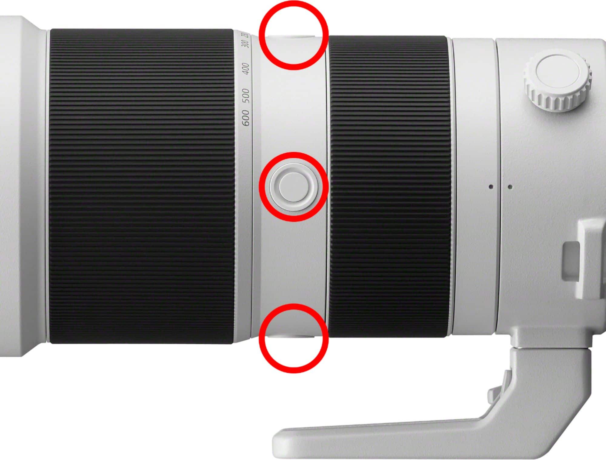 Alt View 16. Sony - 200-600mm f/5.6-6.3 G OSS Optical Telephoto Zoom Lens - White/Black.
