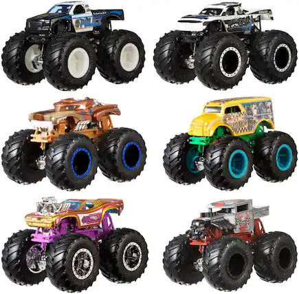 Front. Hot Wheels - Monster Trucks Demolition Doubles (2-Pack) - Styles May Vary.