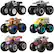 Front. Hot Wheels - Monster Trucks Demolition Doubles (2-Pack) - Styles May Vary.