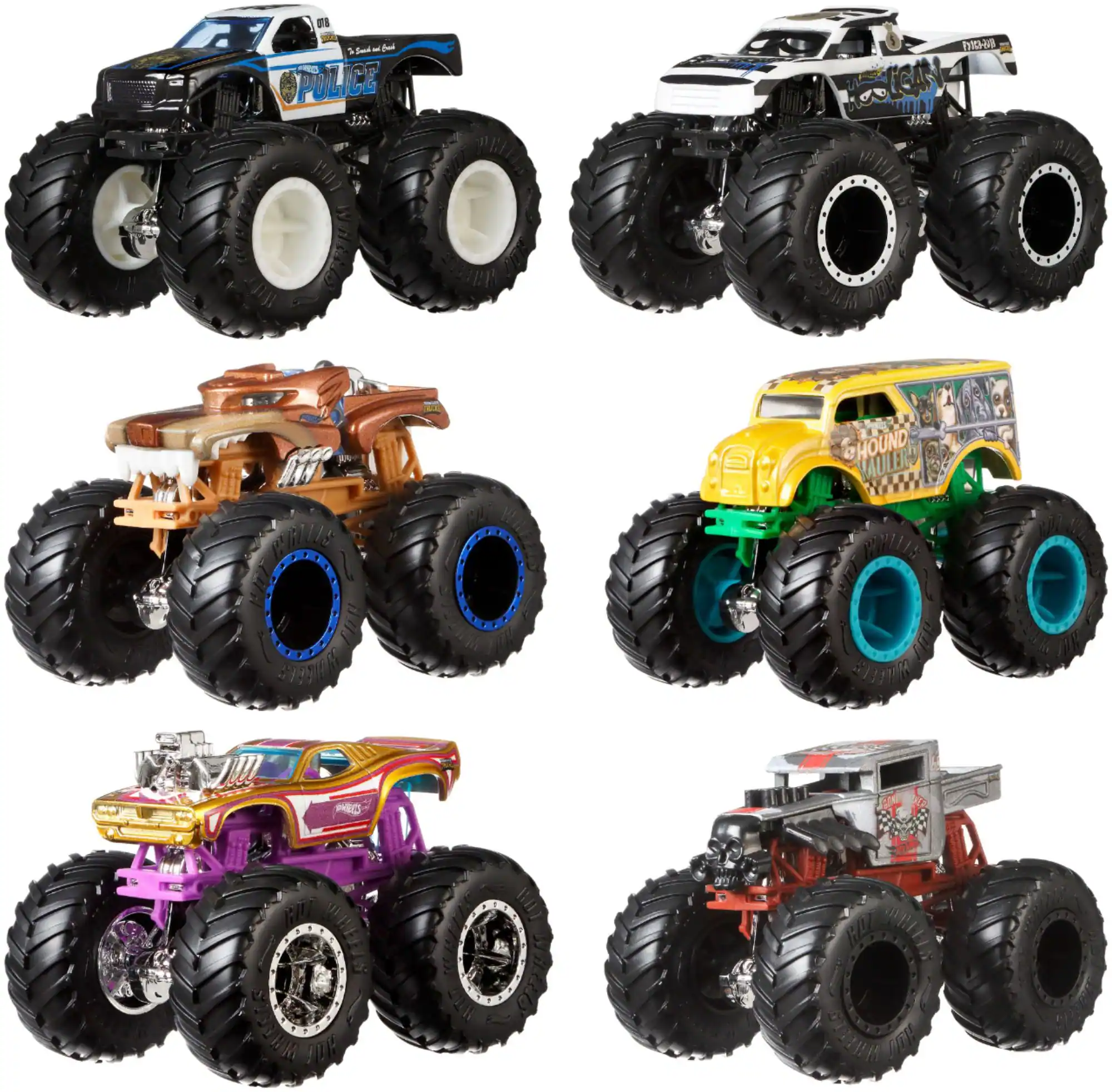 Front. Hot Wheels - Monster Trucks Demolition Doubles (2-Pack) - Styles May Vary.