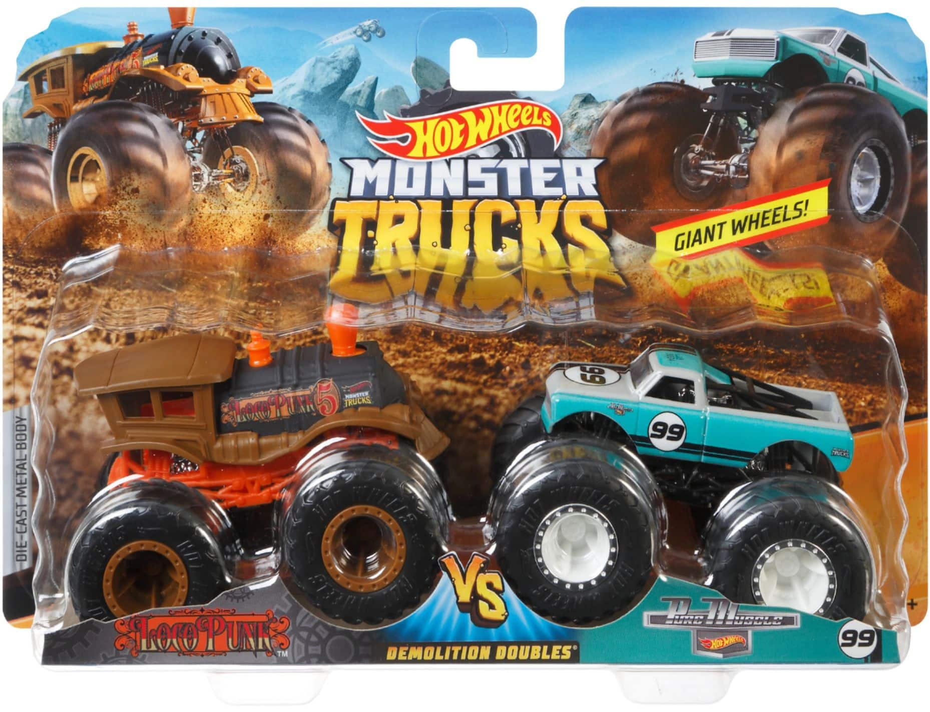 hot wheels monster truck 2 pack