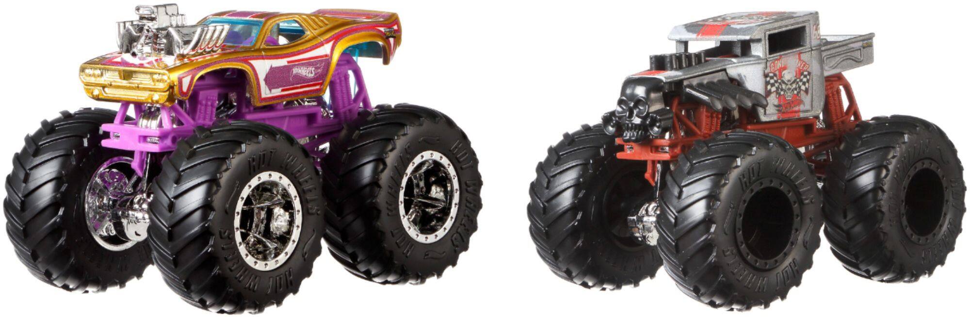 Hot Wheels Monster Trucks Demolition Doubles MONSTER PORTIONS vs