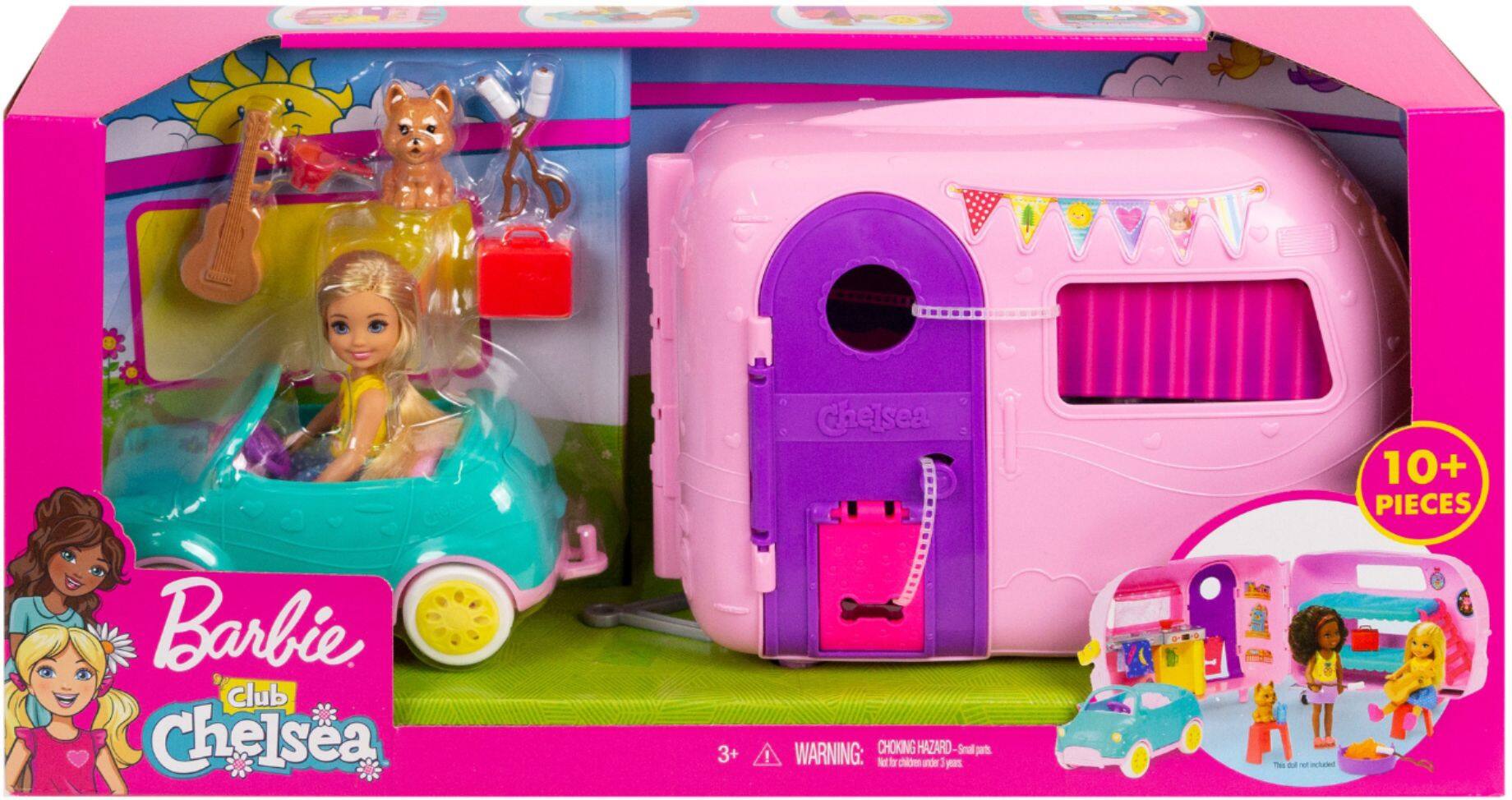 Alt View 11. Barbie - Club Chelsea Camper Playset - Pink.
