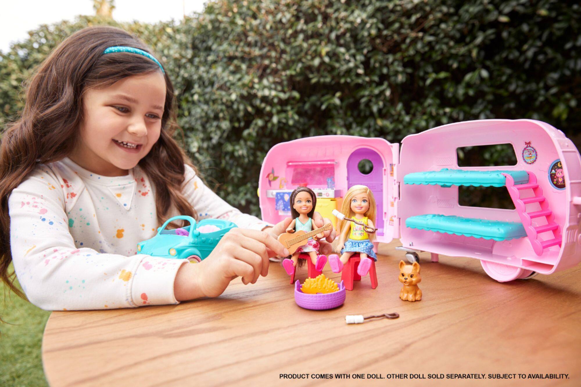 Alt View 15. Barbie - Club Chelsea Camper Playset - Pink.