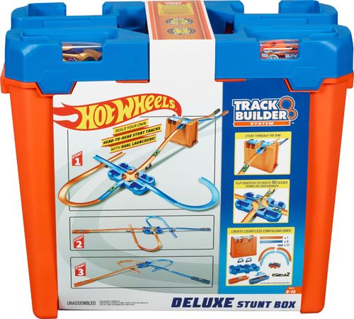 Hot Wheels Track Builder Deluxe Stunt Box - Orange