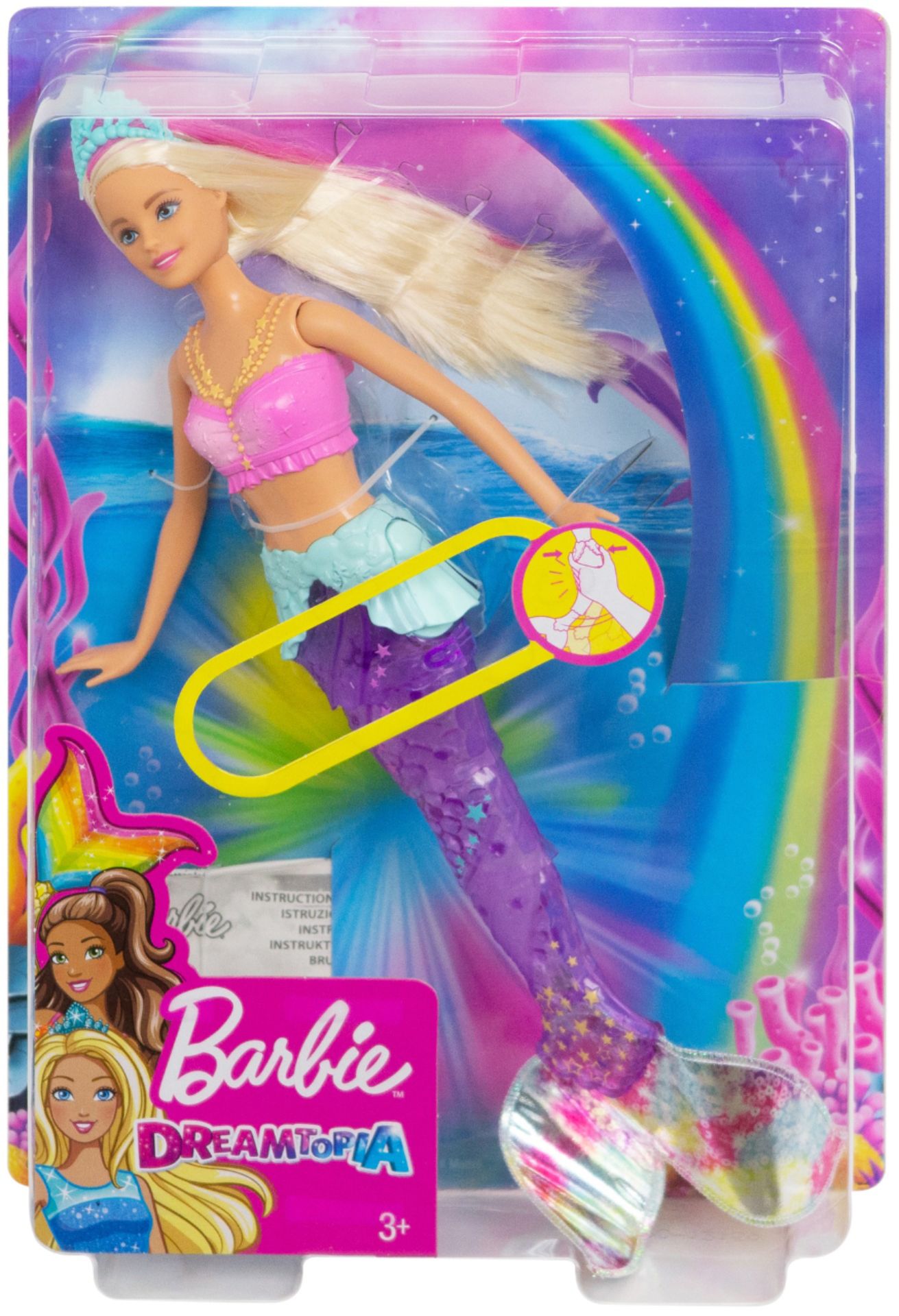Best Buy: Barbie Dreamtopia Brush 'n Sparkle Princess Doll Blue