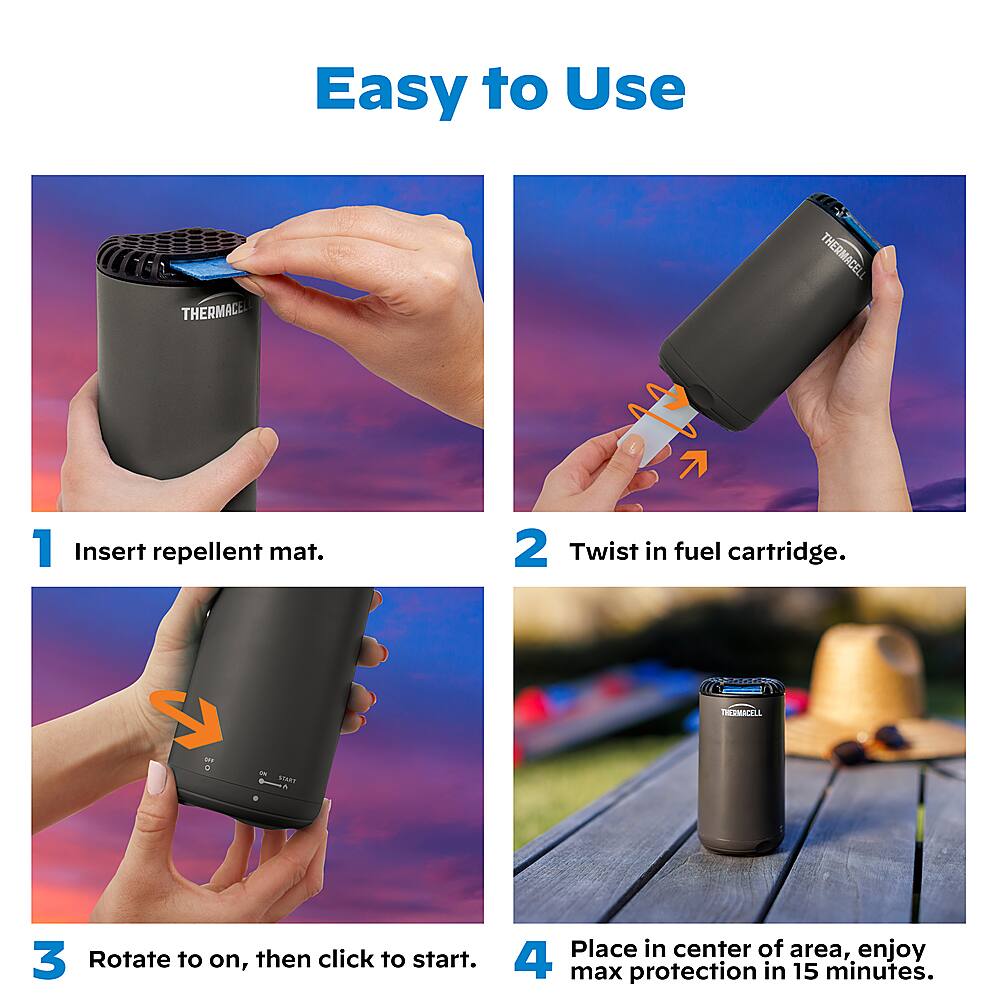 Back. Thermacell - Patio Shield - Graphite.