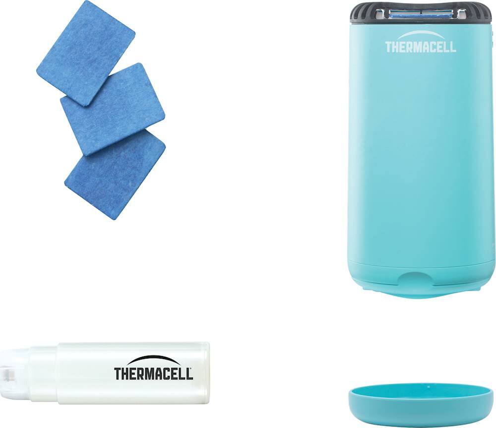 Alt View 11. Thermacell - Patio Shield Mosquito Repeller - Glacial Blue.