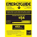Energy Guide. Fisher & Paykel - ActiveSmart 17.1 Cu. Ft. Bottom-Freezer Refrigerator - Silver.