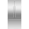 Front. Fisher & Paykel - Series 7 16.9 Cu. Ft. French Door Refrigerator - EZKleen Stainless Steel.
