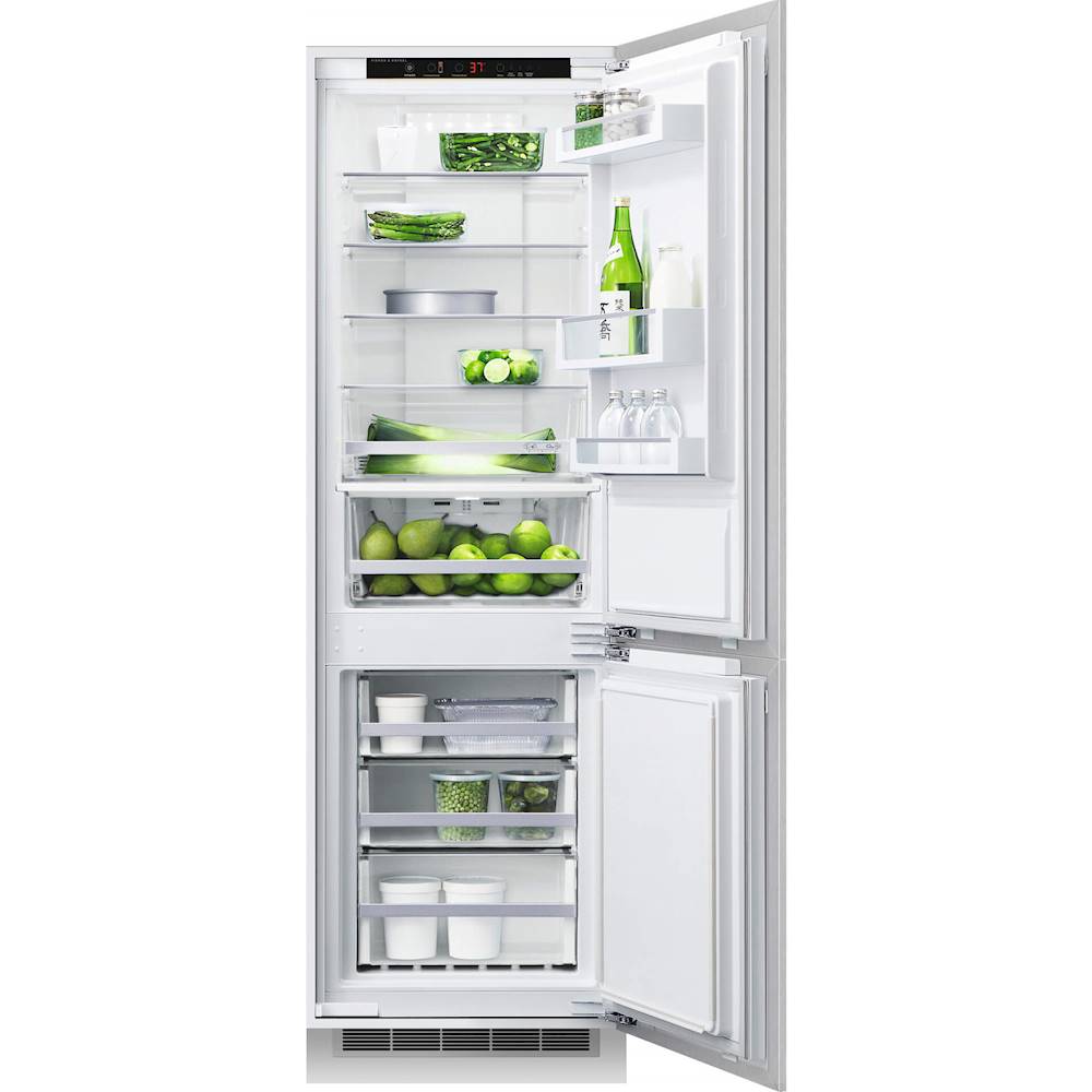Fisher & Paykel - Series 7 8 Cu. Ft. Bottom-Freezer Counter-Depth Refrigerator - Custom Panel Ready
