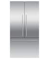 Fisher & Paykel - 36-In 20.1 cu. ft. French Door Refrigerator Counter Depth with Internal Ice Maker - Stainless Steel