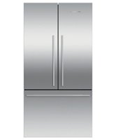 Fisher & Paykel - 36-In 20.1 cu. ft. French Door Refrigerator Counter Depth with Internal Ice Maker - Stainless Steel - Front_Zoom