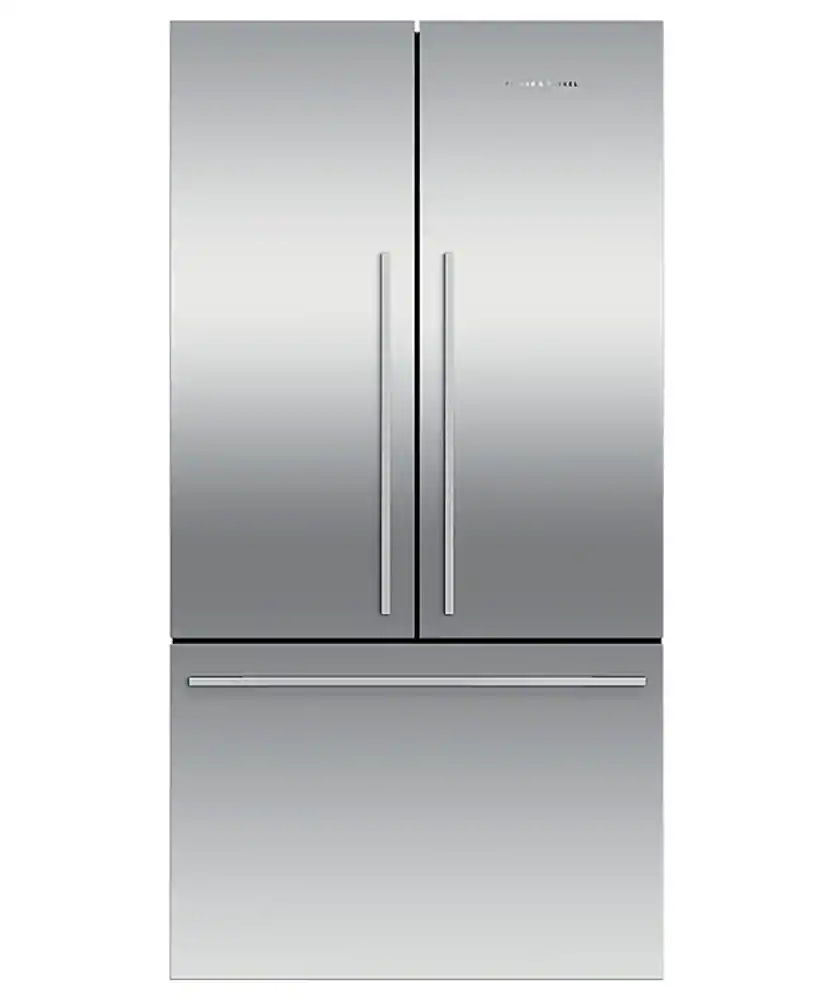 Fisher & Paykel - 36-In 20.1 cu. ft. French Door Refrigerator Counter Depth with Internal Ice Maker - Stainless Steel