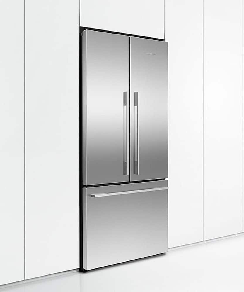 Alt View 4. Fisher & Paykel - 36-In 20.1 cu. ft. French Door Refrigerator Counter Depth with Internal Ice Maker - Stainless Steel.