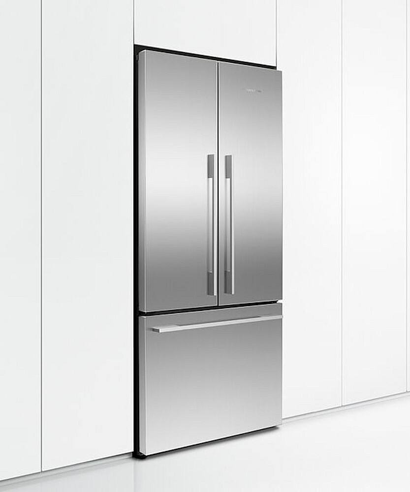 Alt View 4. Fisher & Paykel - 36-In 20.1 cu. ft. French Door Refrigerator Counter Depth with Internal Ice Maker - Stainless Steel.