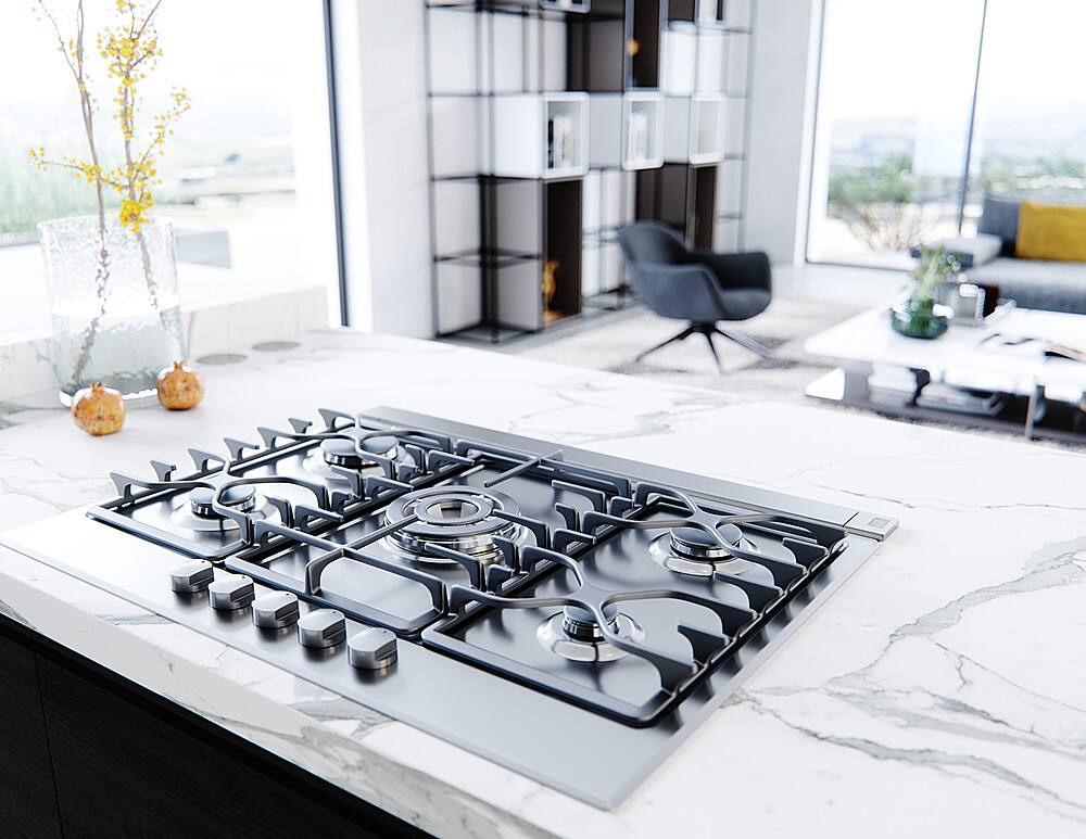 Alt View 12. Zephyr - Lift 30 in. Telescopic Downdraft System with Multiple Blower Options BODY ONLY - Stainless Steel.