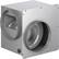 Angle. Zephyr - Lift Downdraft Blower, Internal, 600 CFM - Silver.