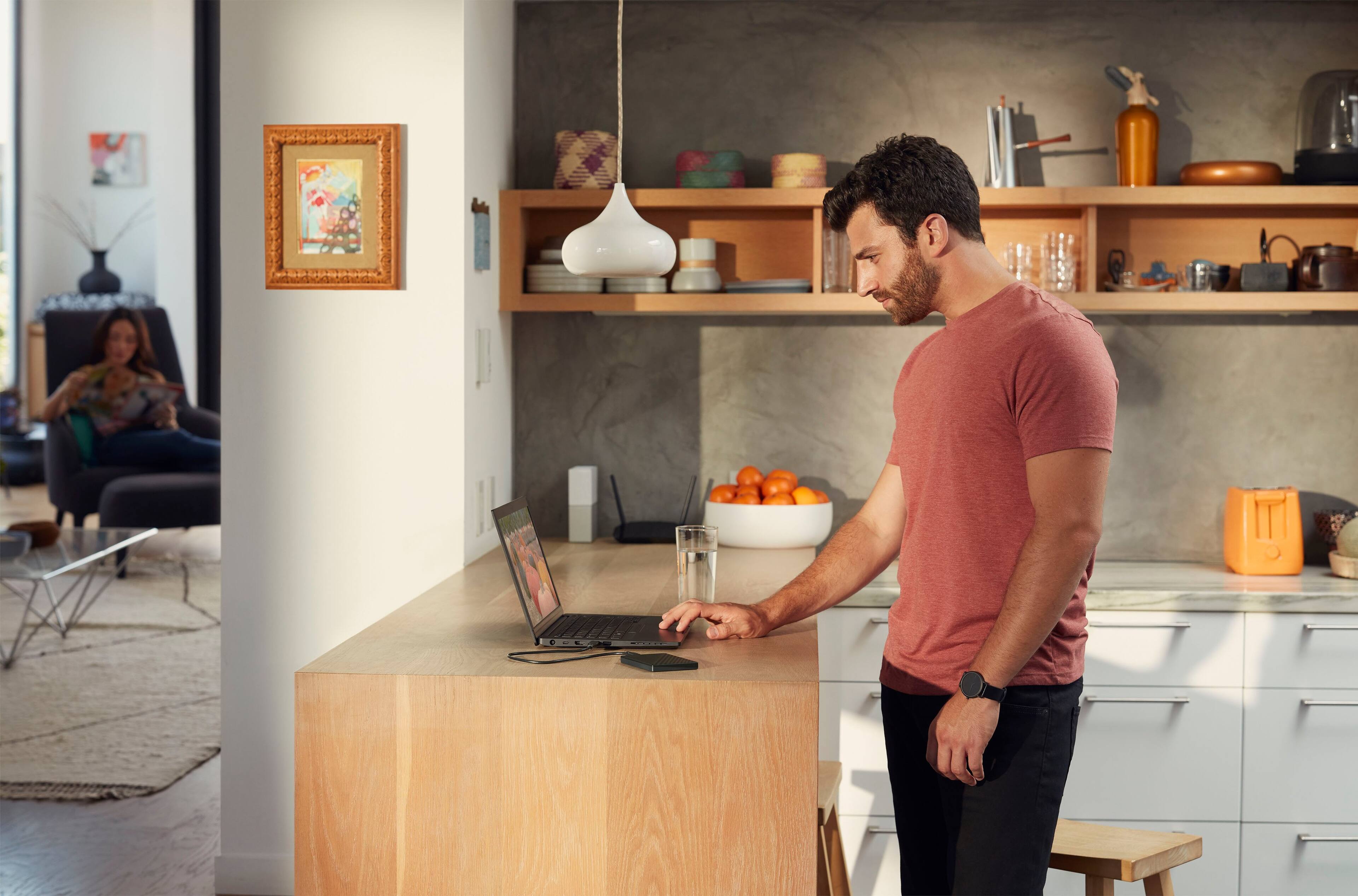 Alt View 14. WD - My Passport 4TB External USB 3.0 Portable Hard Drive - Black.