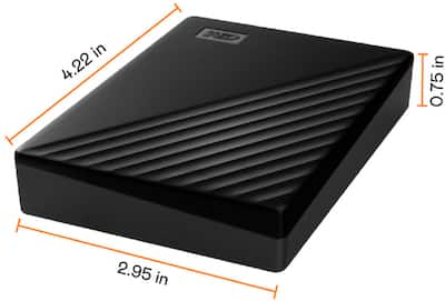 WD My Passport 4TB External USB 3.0 Portable Hard Drive Black WD My Passport 4TB External USB 3.0 Portable Hard Drive Black