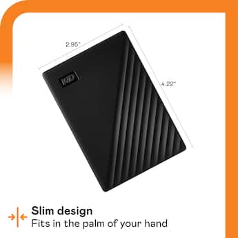 WD My Passport 4TB External USB 3.0 Portable Hard Drive Black WD My Passport 4TB External USB 3.0 Portable Hard Drive Black