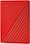 WD - My Passport 2TB External USB 3.0 Portable Hard Drive with Hardware Encryption (Latest Model) - Red