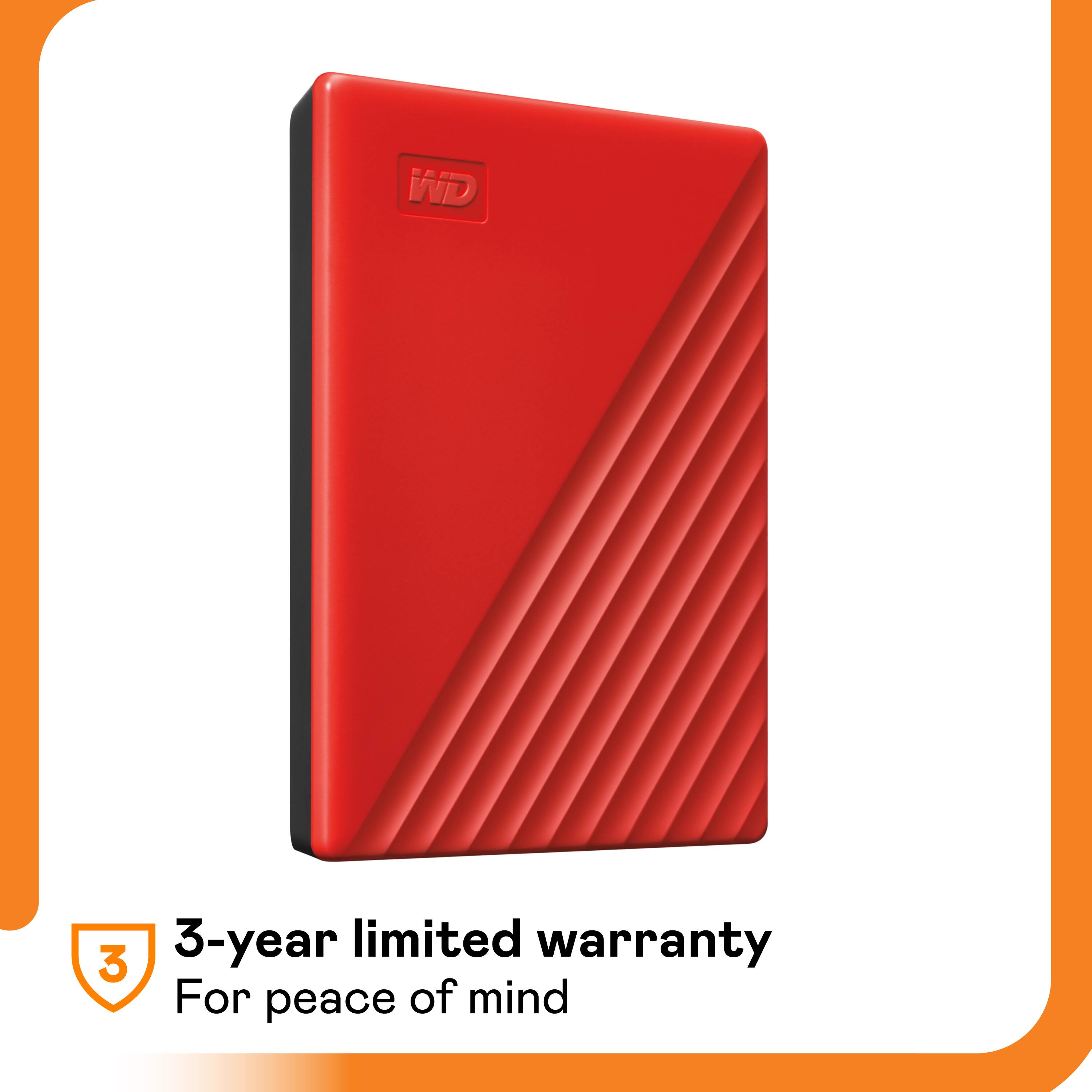 WD offers a 3-year limited warranty for its products, providing customers with peace of mind knowing that their device is protected for an extended period.